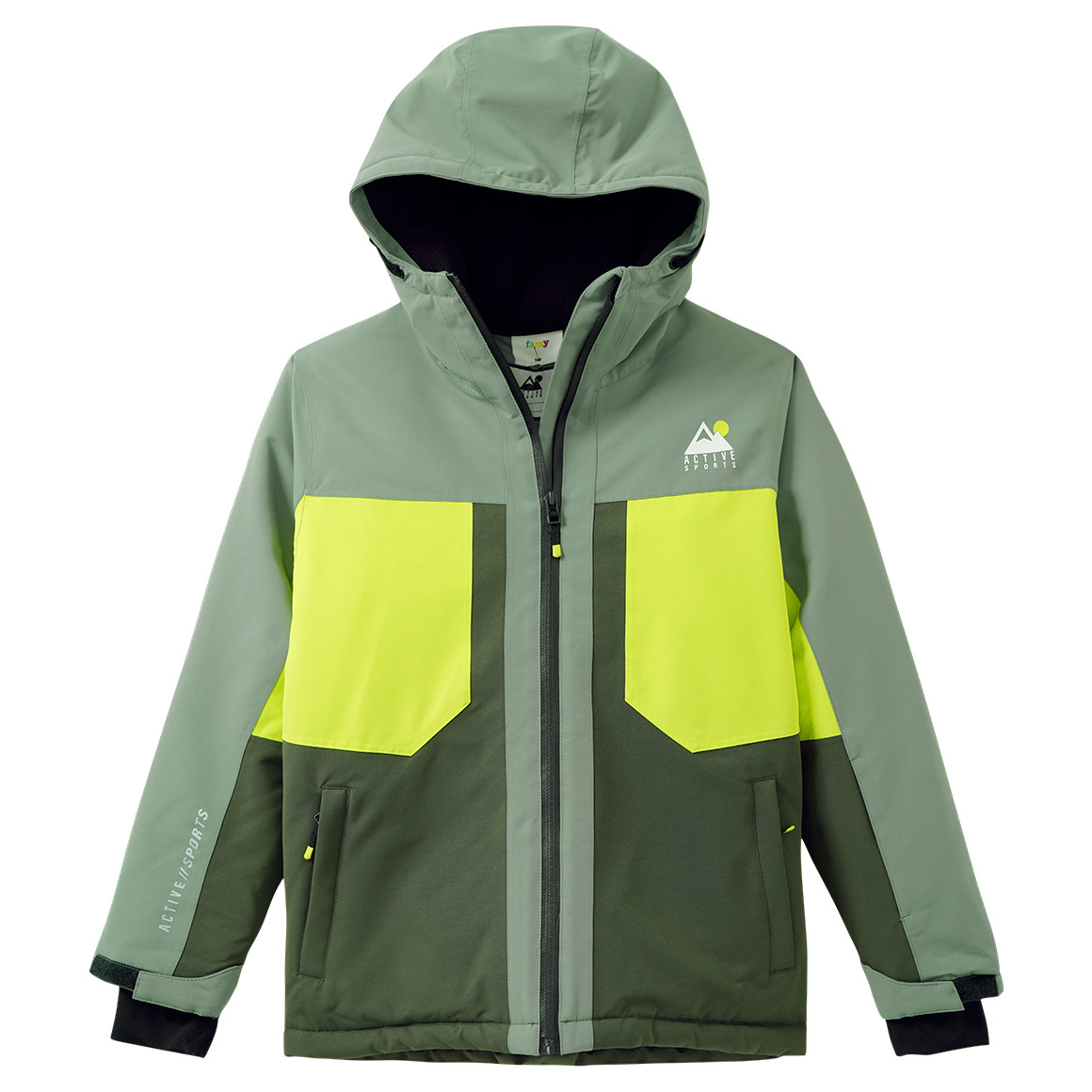Kinder Schneejacke mit Farbteilern Kinder Schneejacke mit Farbteilern von Yigga