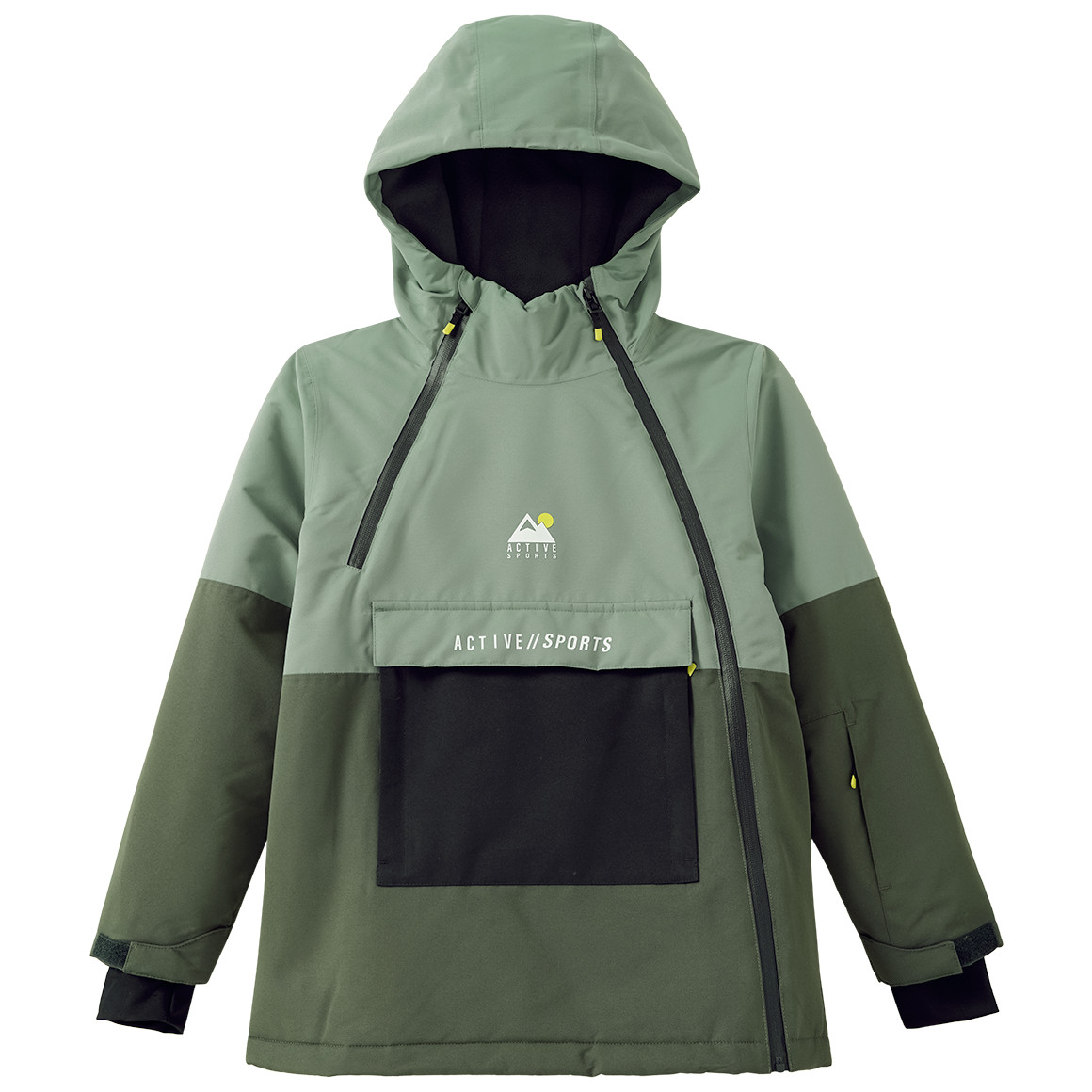 Kinder Schneejacke mit Kängurutasche Kinder Schneejacke mit Kängurutasche von Yigga
