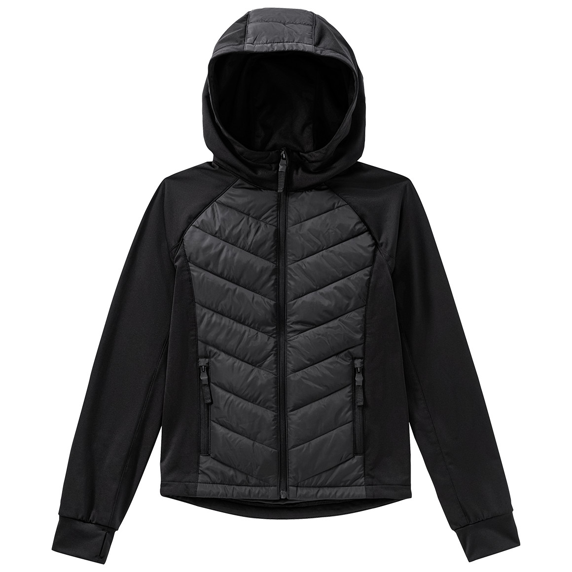 Kinder Sport-Jacke mit Kapuze von Yigga