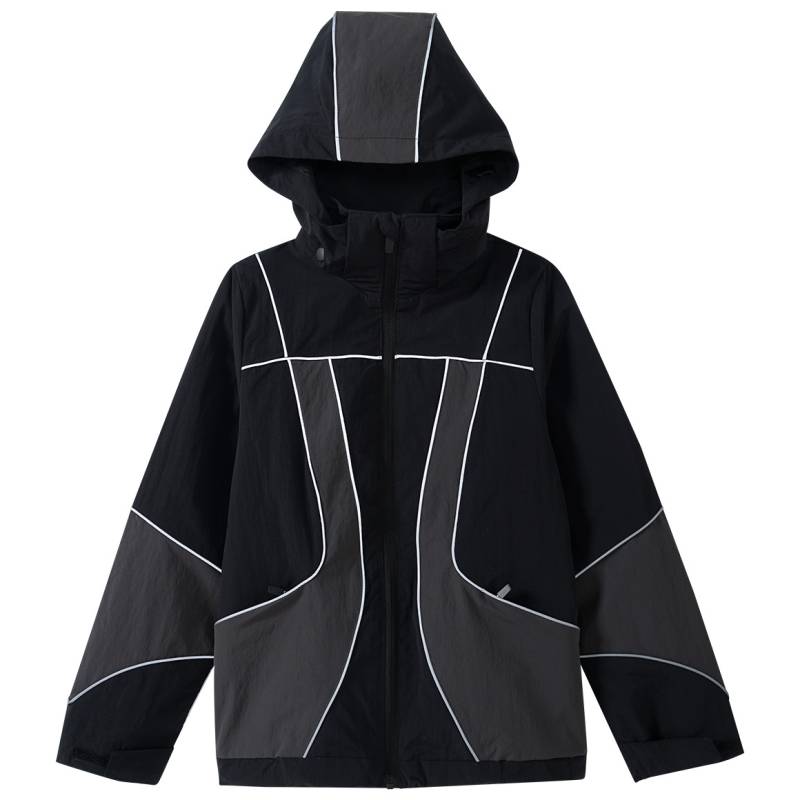 Kinder Sport-Jacke mit abnehmbarer Kapuze von Yigga