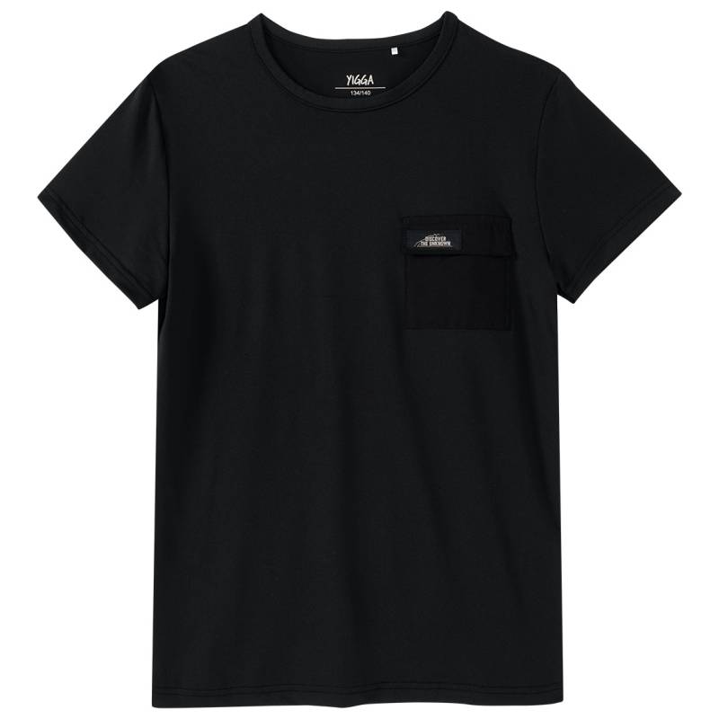 Kinder T-Shirt mit Brusttasche von Yigga