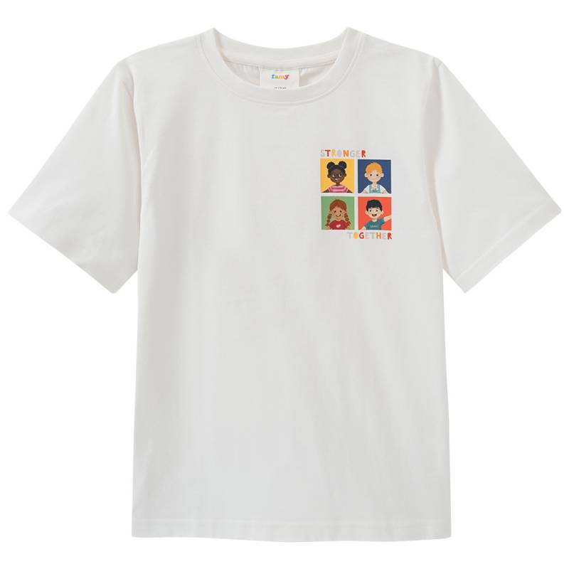 Kinder T-Shirt mit Message-Print Kinder T-Shirt mit Message-Print von Yigga