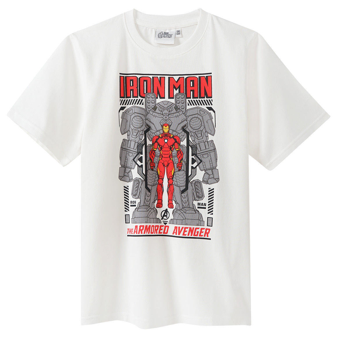 MARVEL Avengers T-Shirt mit Iron Man-Print von Yigga