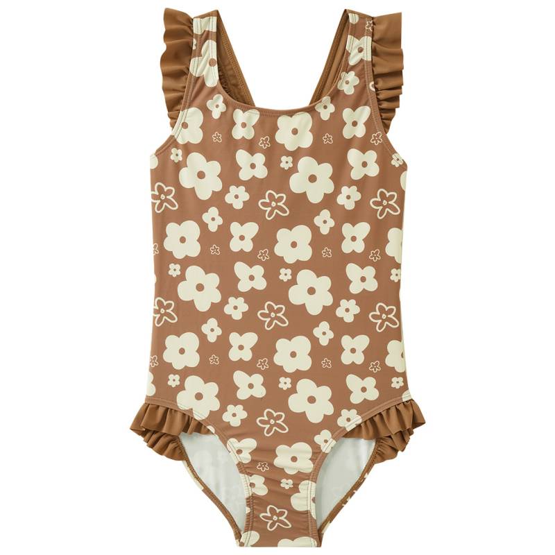 Mädchen Badeanzug mit Blumen-Allover Mädchen Badeanzug mit Blumen-Allover von Yigga