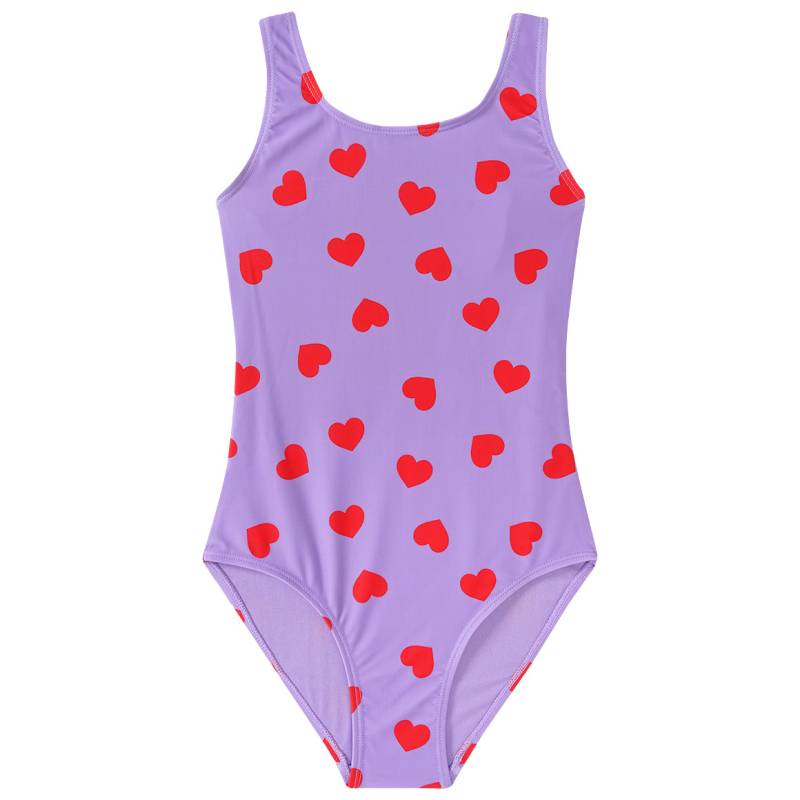 Mädchen Badeanzug mit Herz-Allover Mädchen Badeanzug mit Herz-Allover von Yigga