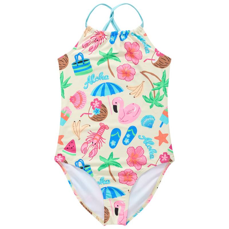 Mädchen Badeanzug mit sommerlichen Motiven Mädchen Badeanzug mit sommerlichen Motiven von Yigga