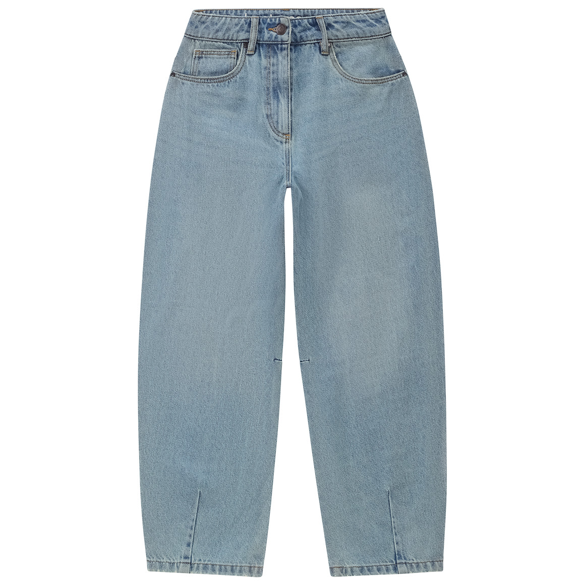 Mädchen Barrel-Jeans im 5-Pocket-Style von Yigga