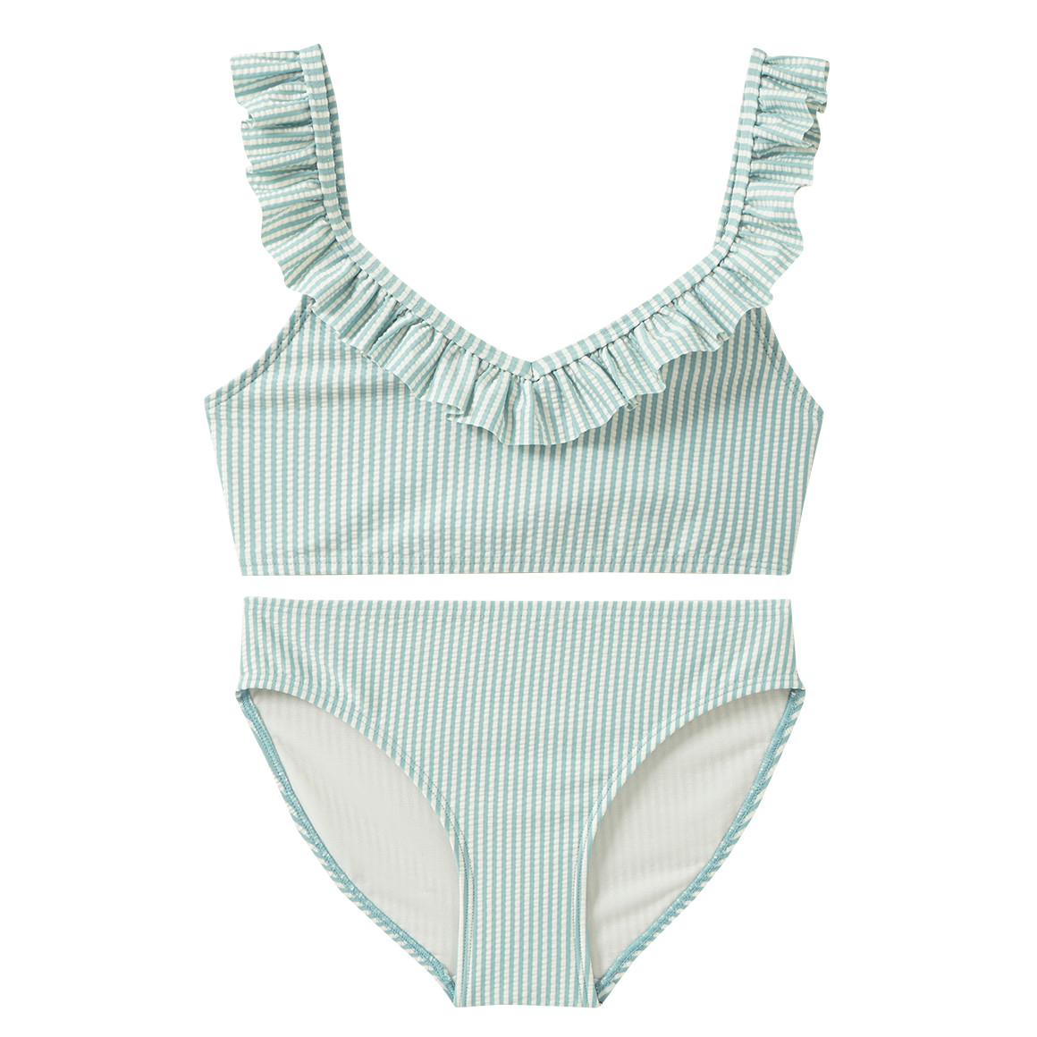 Mädchen Bikini in Seersucker-Qualität Mädchen Bikini in Seersucker-Qualität von Yigga