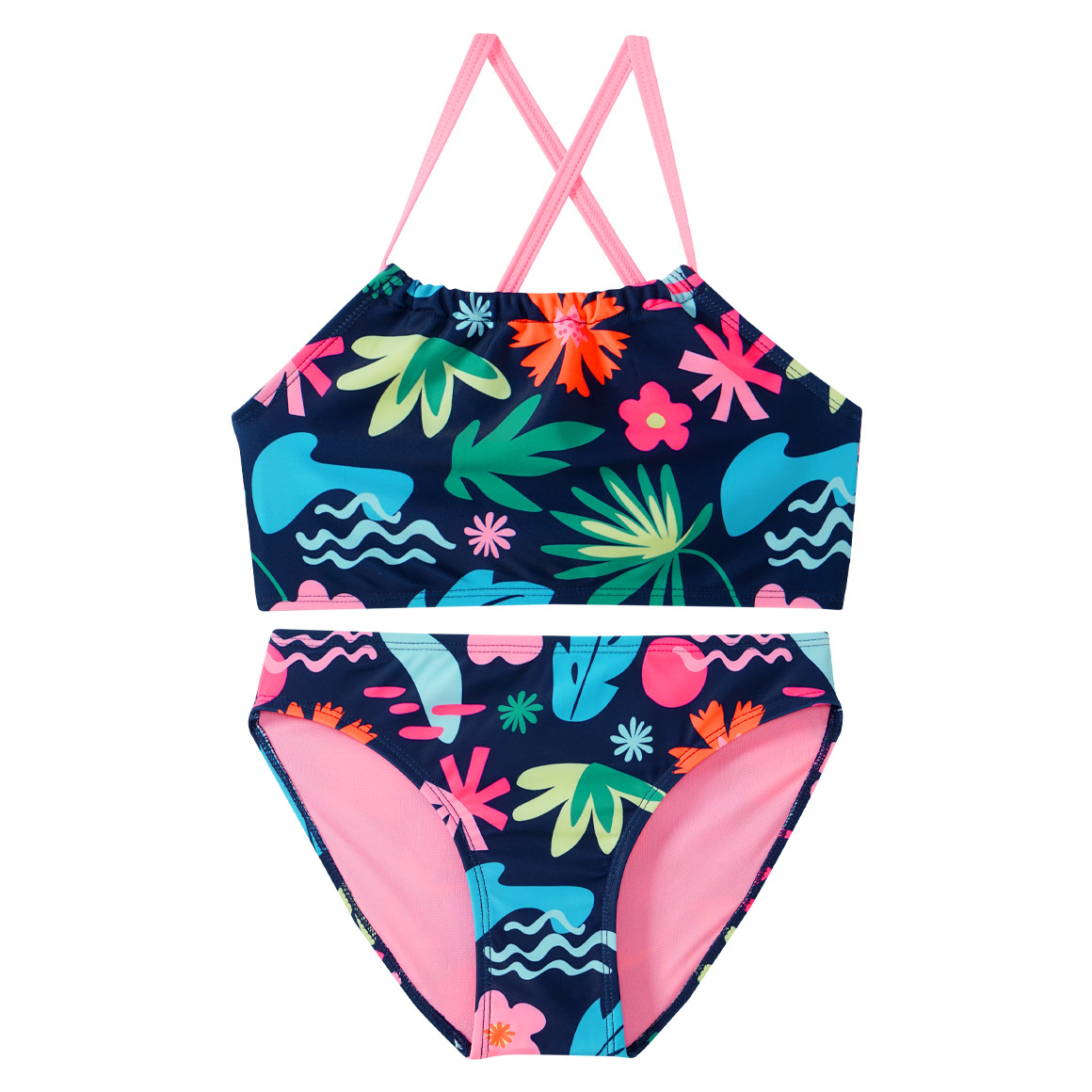 Mädchen Bikini mit Allover-Print von Yigga