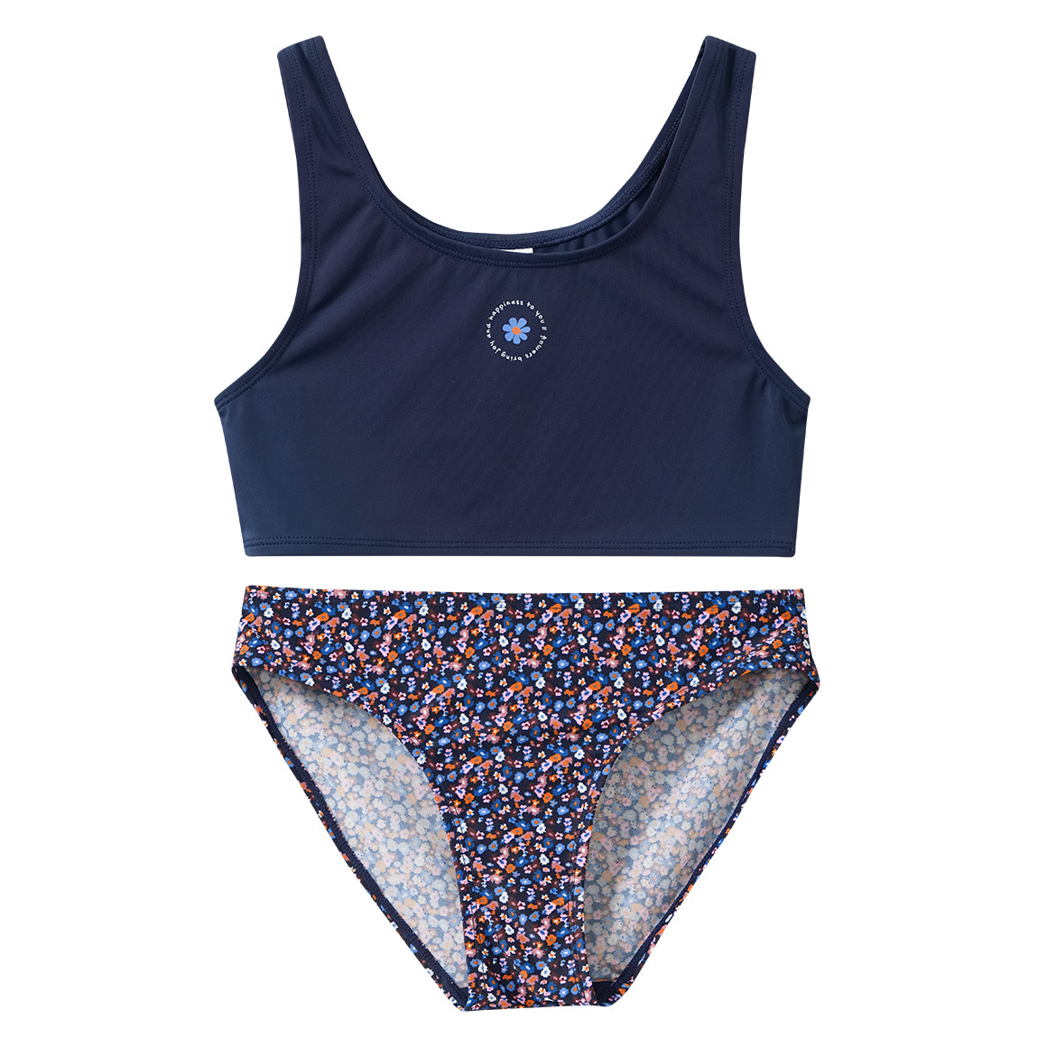 Mädchen Bikini mit Blümchen von Yigga