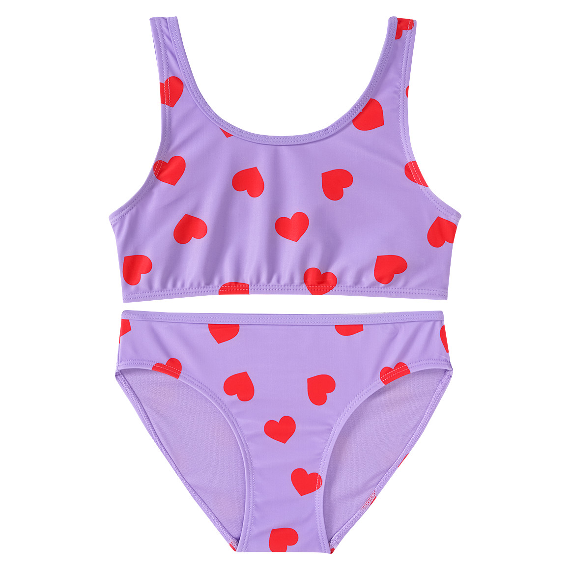 Mädchen Bikini mit Herz-Allover Mädchen Bikini mit Herz-Allover von Yigga