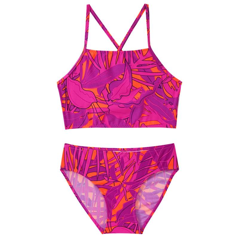 Mädchen Bikini mit Palmen-Print von Yigga