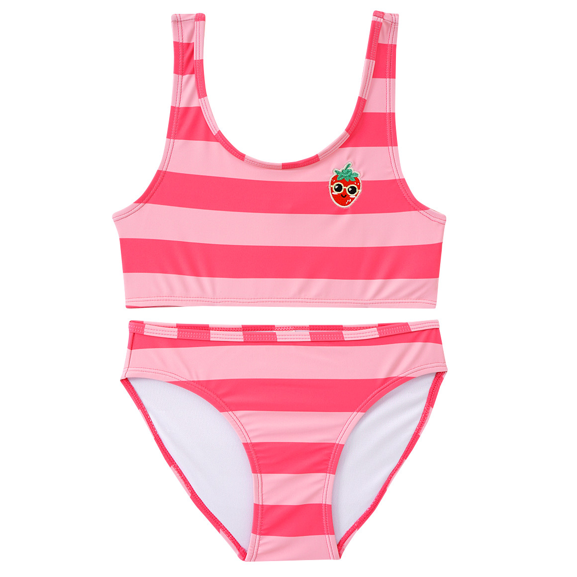 Mädchen Bikini mit Streifen von Yigga