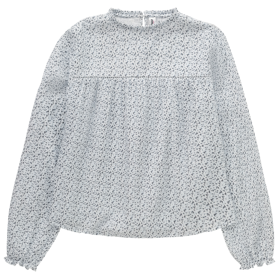 Mädchen Bluse mit Allover-Muster Mädchen Bluse mit Allover-Muster von Yigga