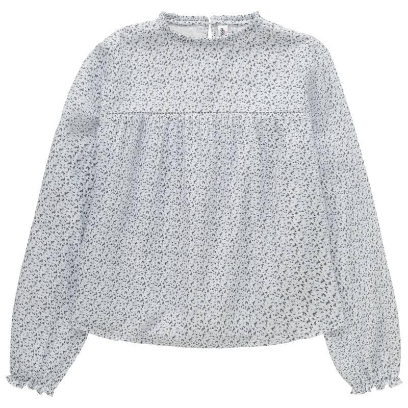 Mädchen Bluse mit Allover-Muster von Yigga