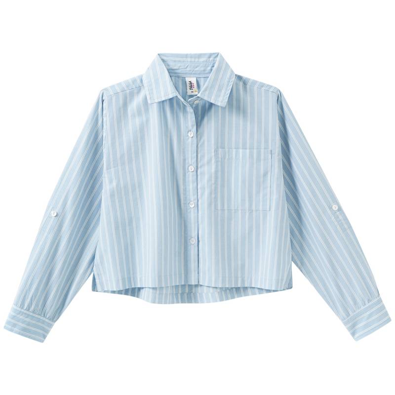 Mädchen Bluse mit Längsstreifen Mädchen Bluse mit Längsstreifen von Yigga