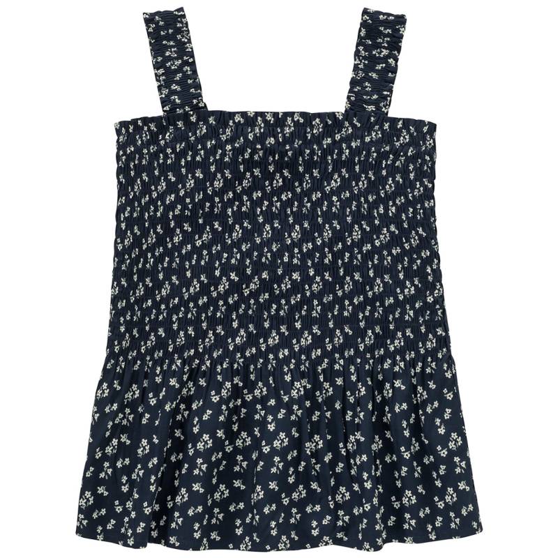 Mädchen Blusen-Top mit Blumen allover von Yigga