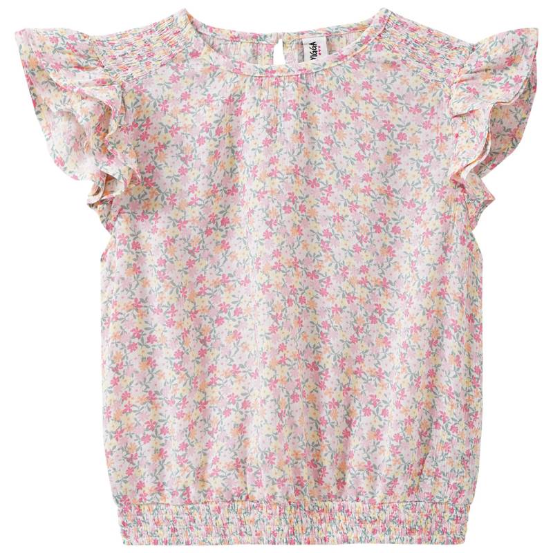 Mädchen Blusenshirt Blümchen allover von Yigga