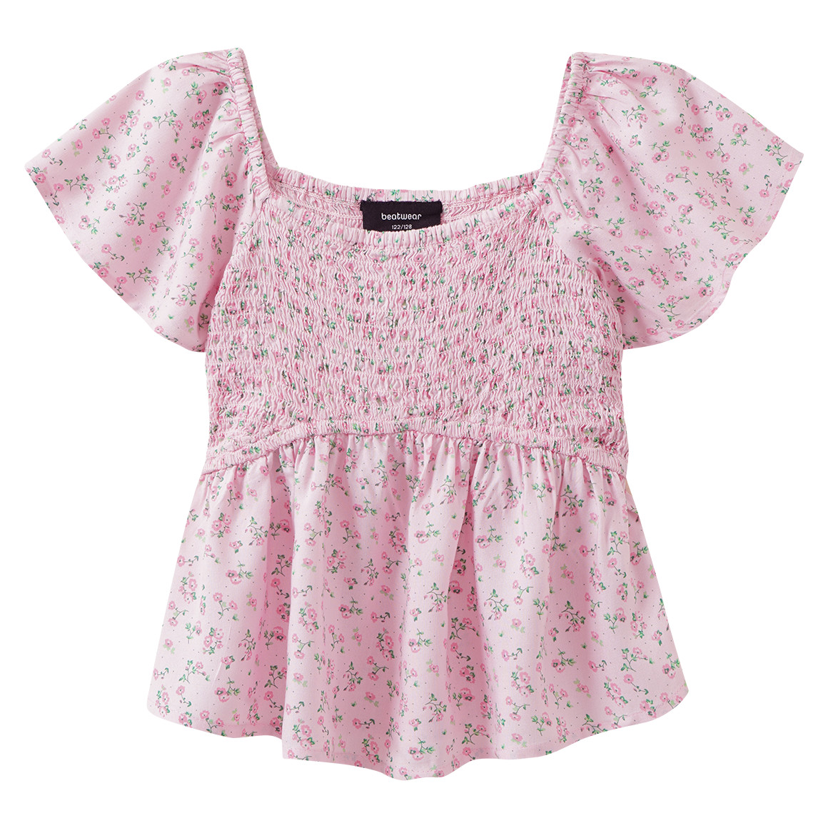 Mädchen Blusenshirt mit Blumen allover Mädchen Blusenshirt mit Blumen allover von Yigga