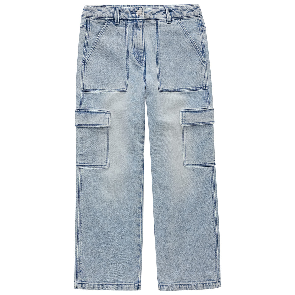 Mädchen Cargo-Jeans mit geradem Bein von Yigga