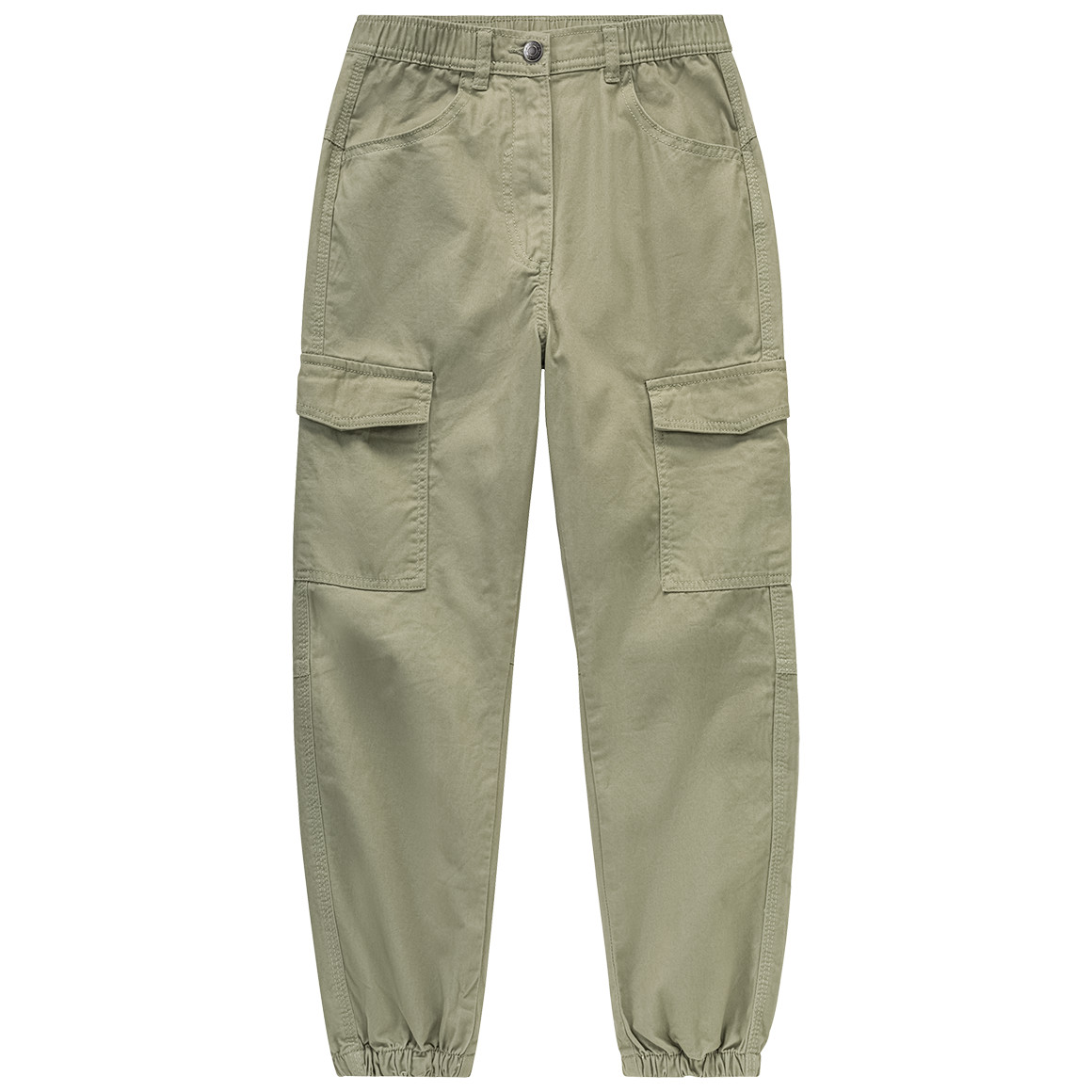 Mädchen Cargohose unifarben von Yigga