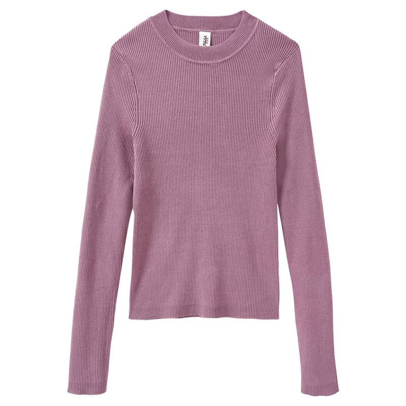 Mädchen Feinstrick-Pullover unifarben von Yigga