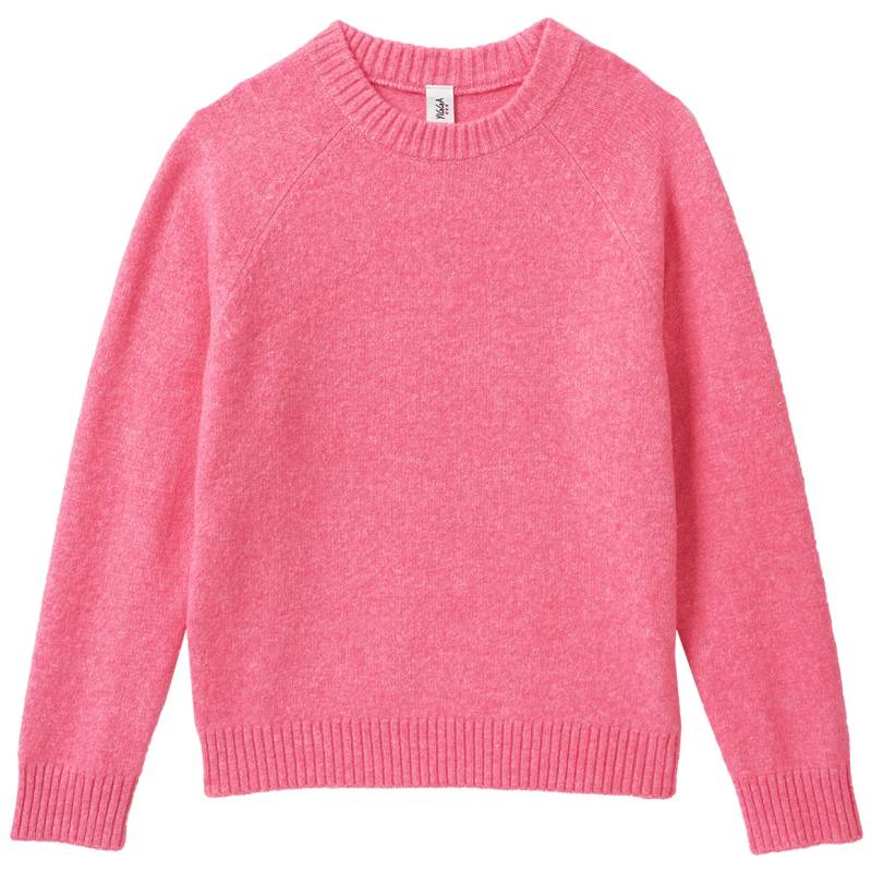 Mädchen Feinstrickpullover unifarben von Yigga
