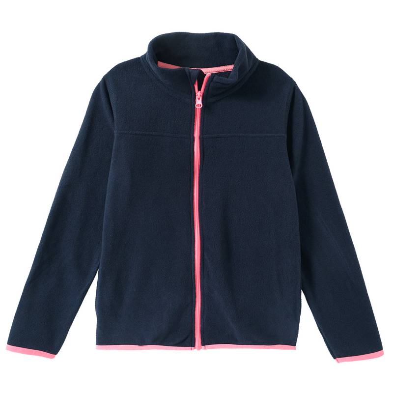 Mädchen Fleecejacke mit Stehkragen von Yigga