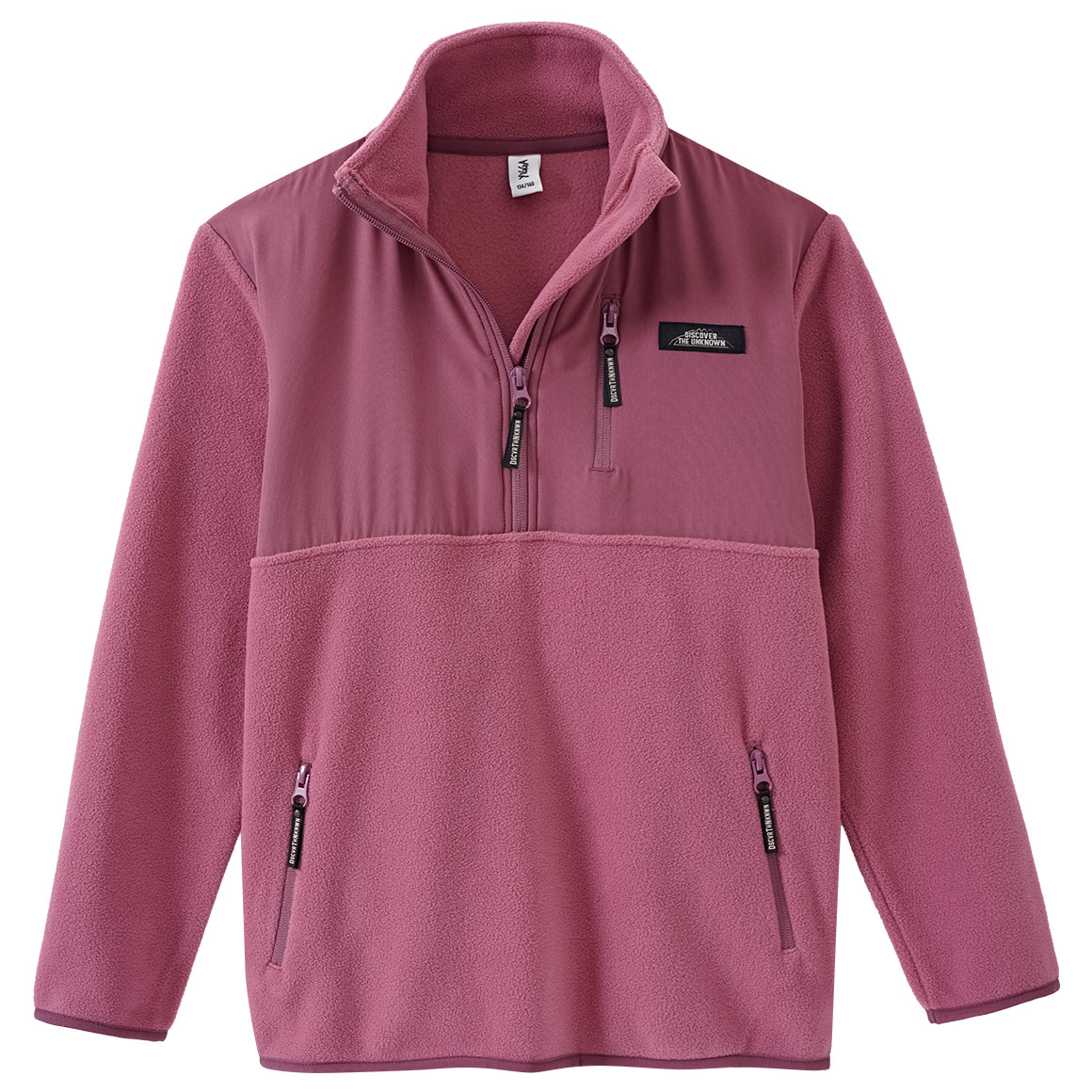 Mädchen Fleecepullover mit Stehkragen Mädchen Fleecepullover mit Stehkragen von Yigga