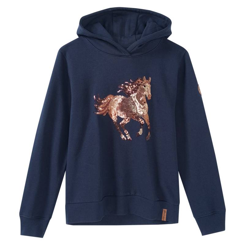 Mädchen Hoodie mit Pferde-Motiv von Yigga