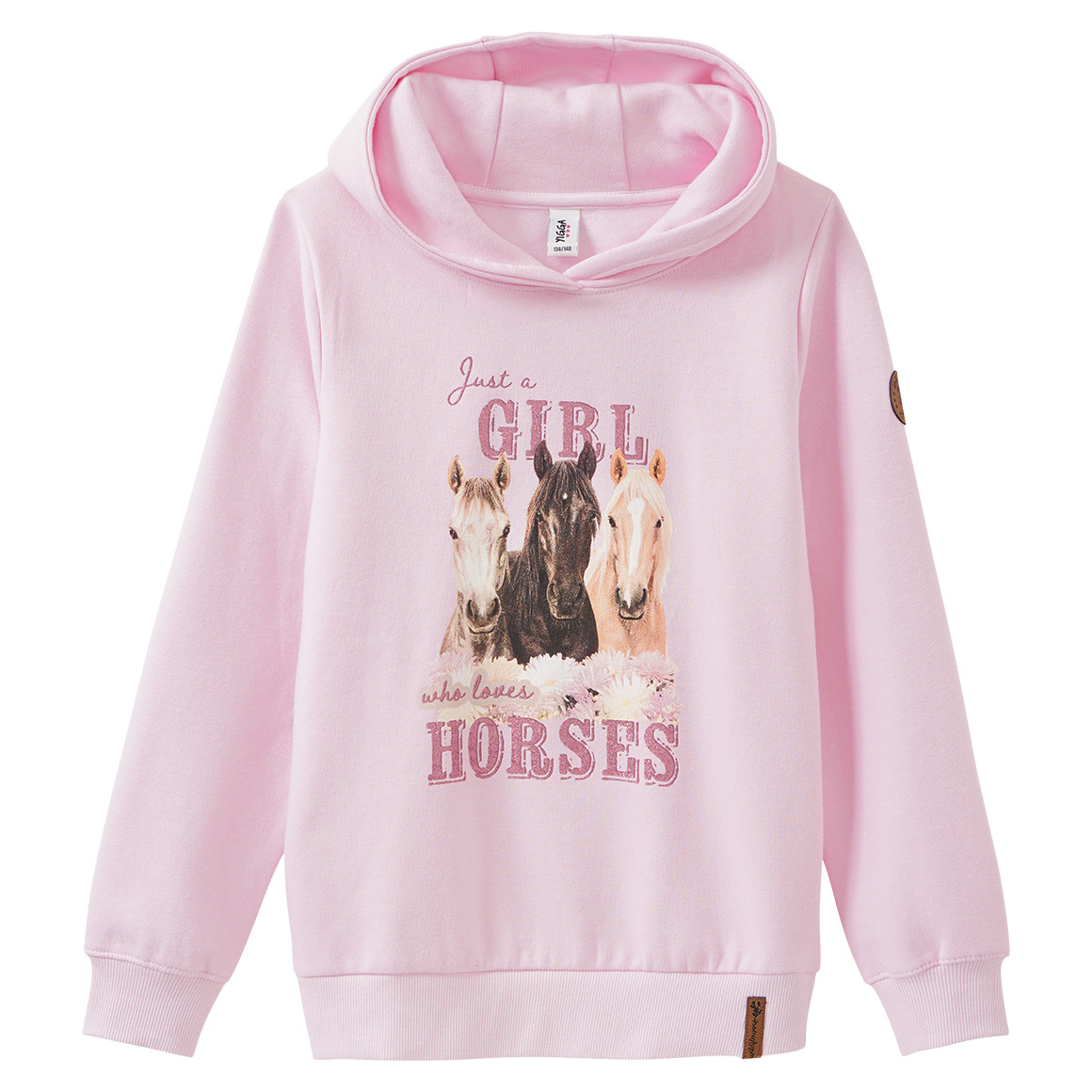 Mädchen Hoodie mit Pferde-Motiv Mädchen Hoodie mit Pferde-Motiv von Yigga