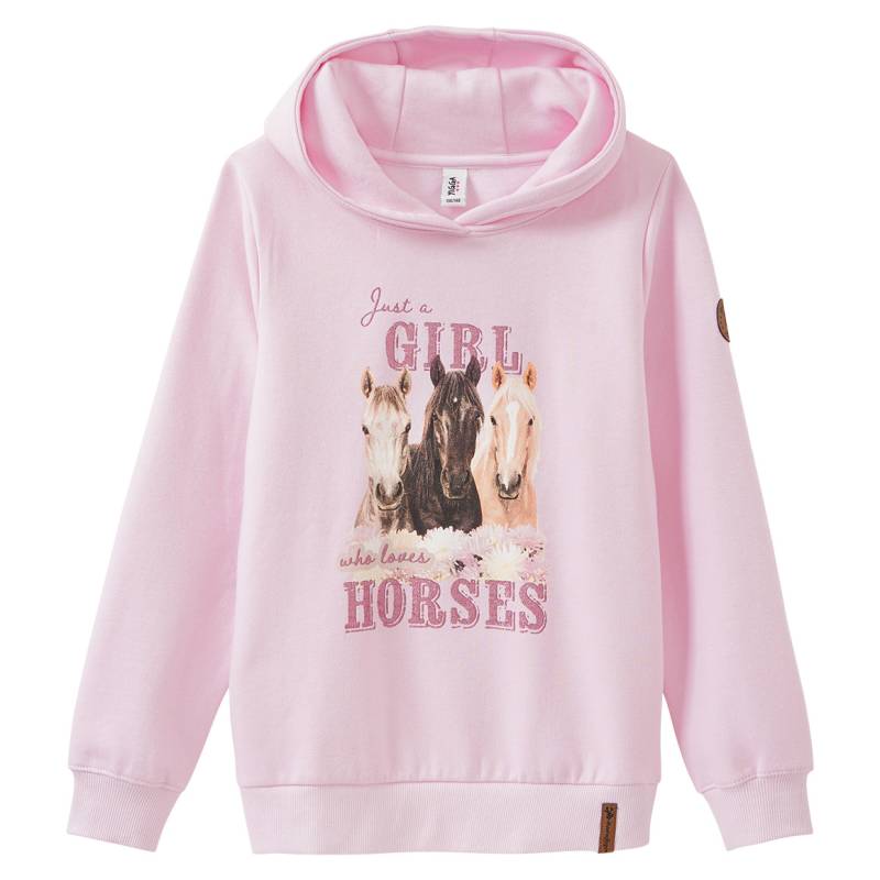 Mädchen Hoodie mit Pferde-Motiv von Yigga