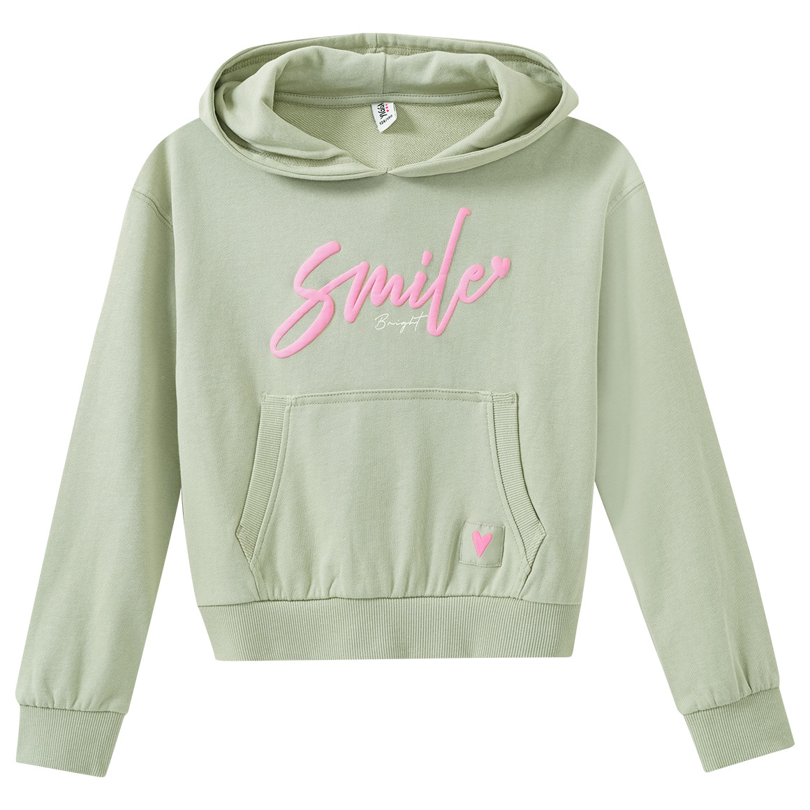 Mädchen Hoodie mit gummiertem Print von Yigga