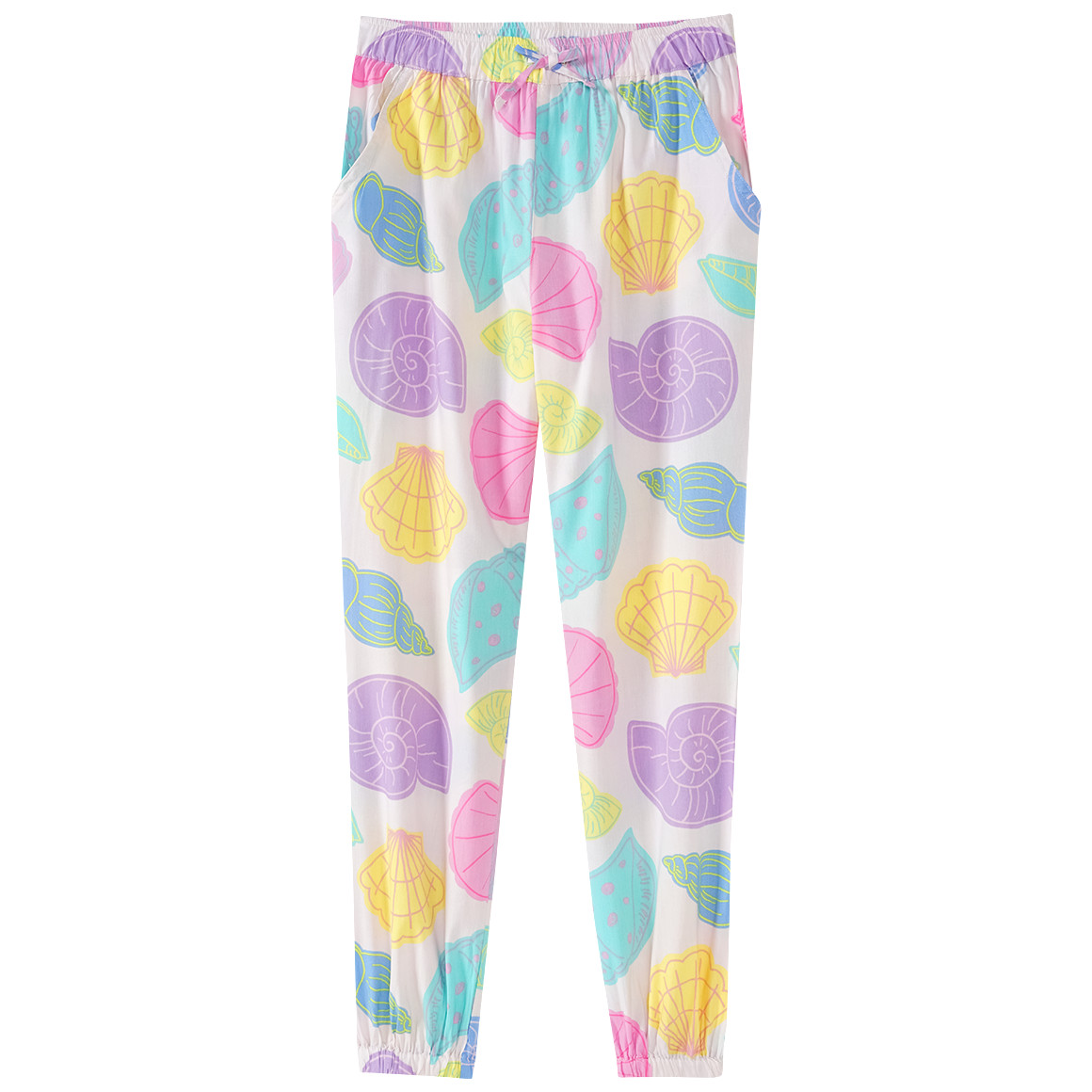 Mädchen Hose mit bunten Muscheln von Yigga