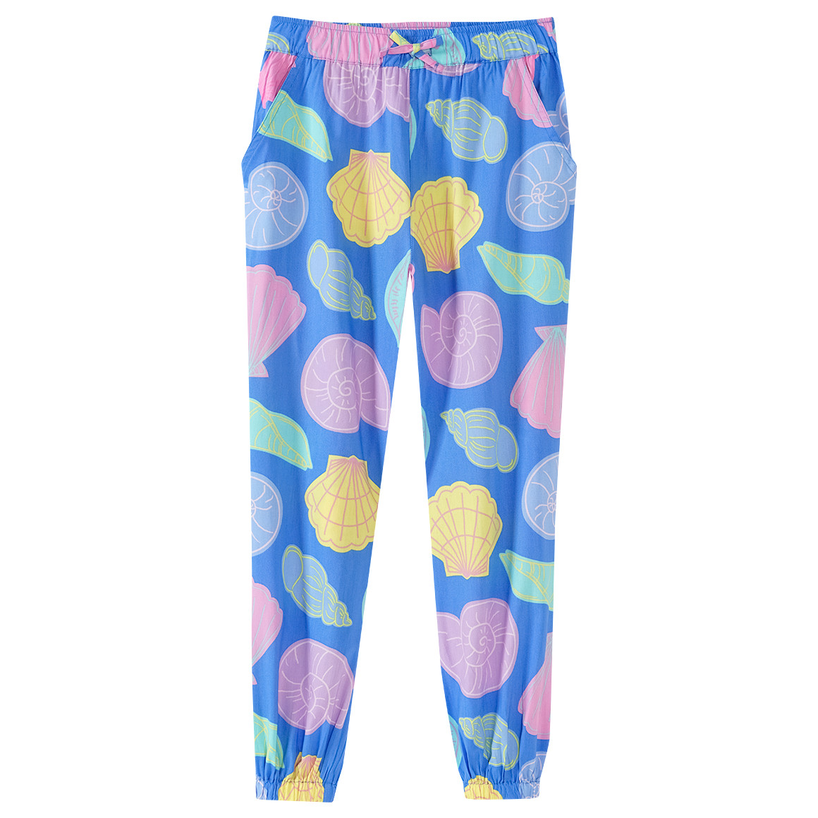 Mädchen Hose mit bunten Muscheln von Yigga