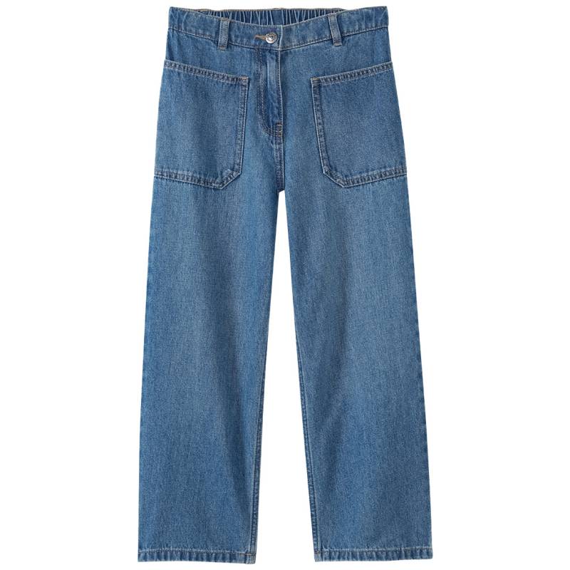 Mädchen Jeans-Culotte mit verstellbarem Bund von Yigga