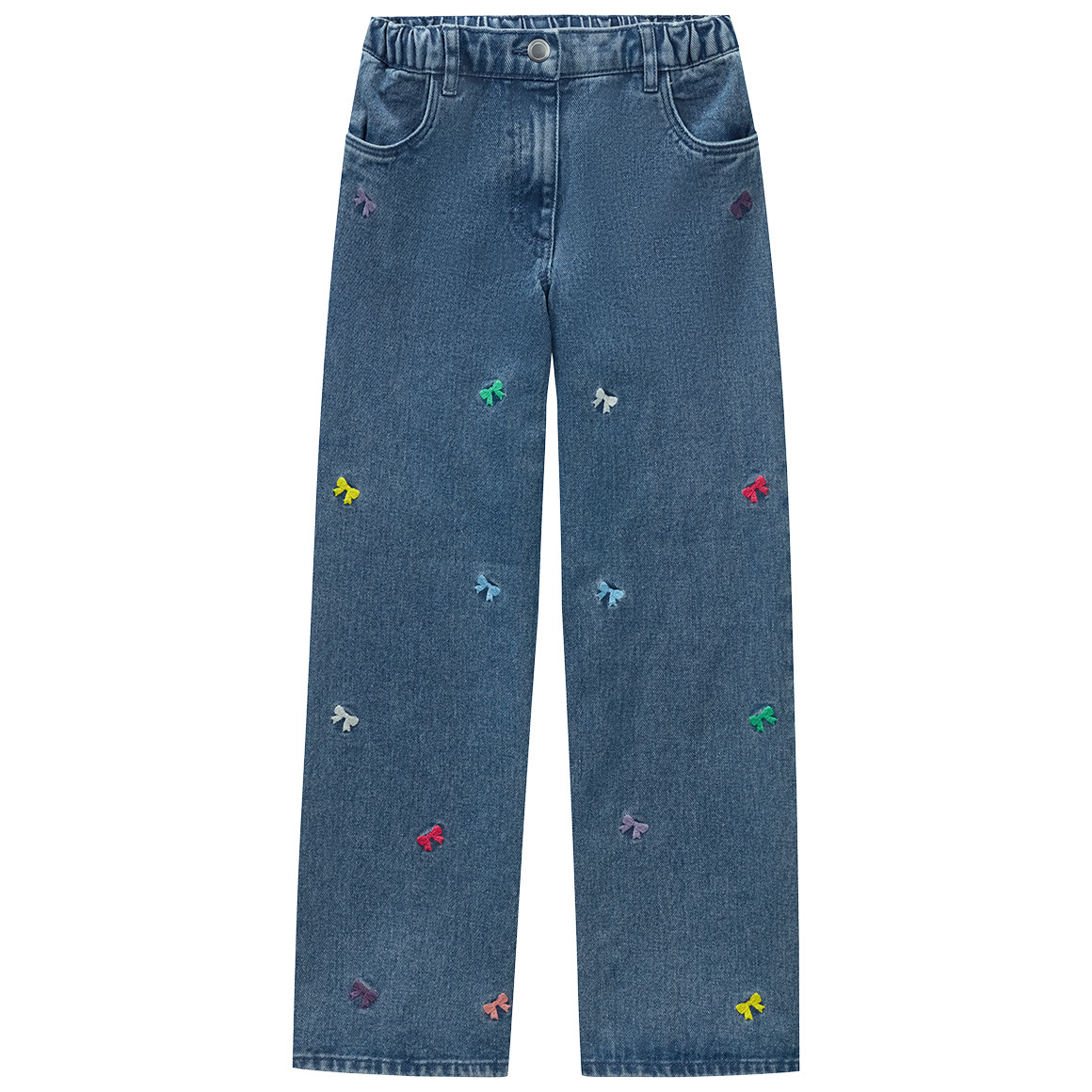 Mädchen Jeans mit Stickerei Mädchen Jeans mit Stickerei von Yigga