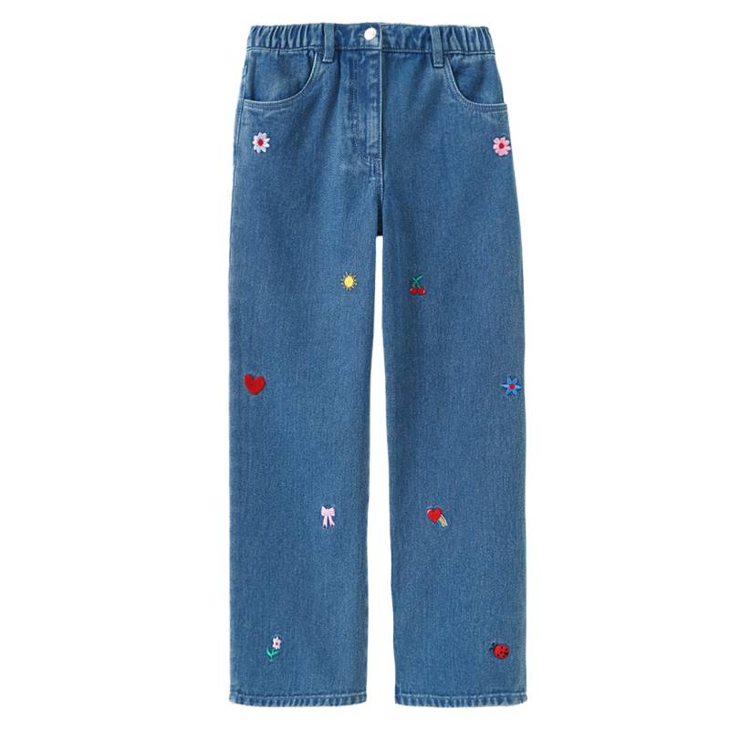 Mädchen Jeans mit Stickerei Mädchen Jeans mit Stickerei von Yigga