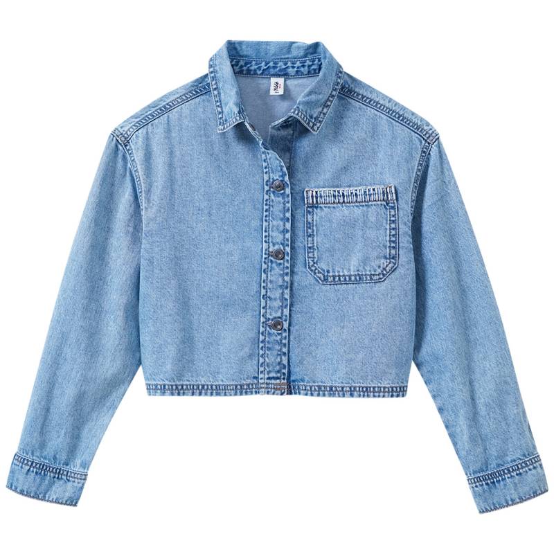 Mädchen Jeanshemd in Used-Optik Mädchen Jeanshemd in Used-Optik von Yigga