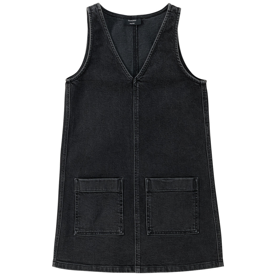 Mädchen Jeanskleid mit Taschen von Yigga