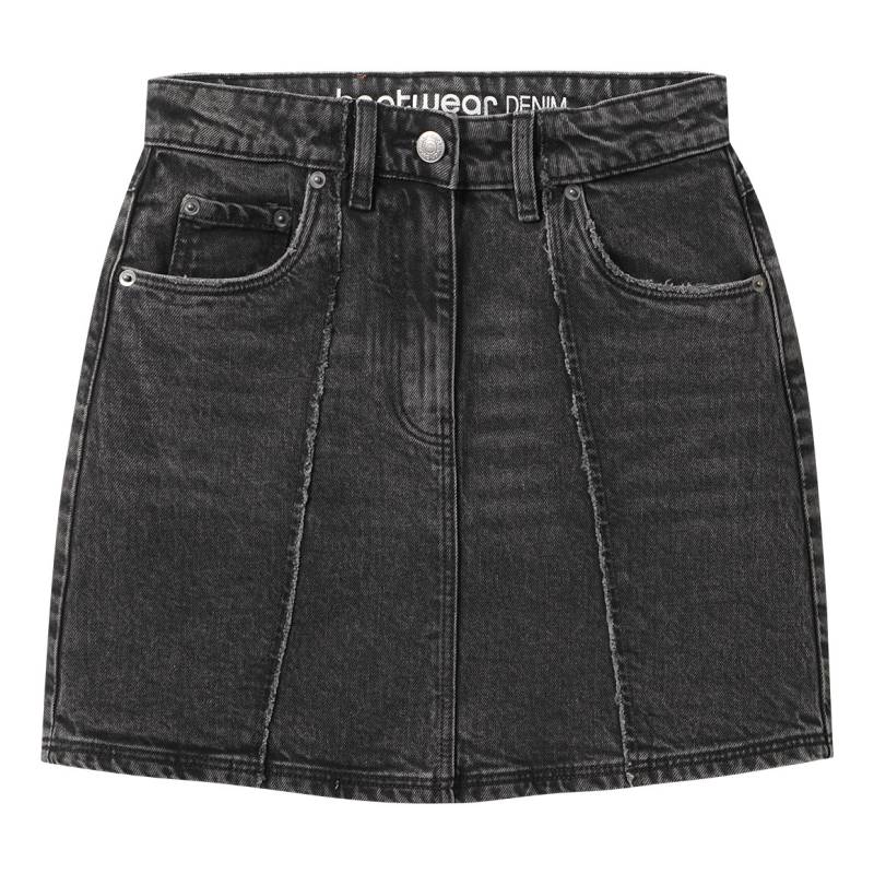 Mädchen Jeansrock im Used-Look von Yigga