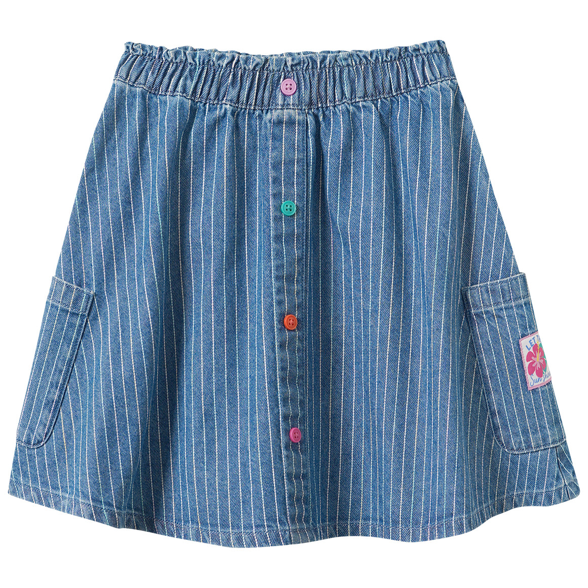 Mädchen Jeansrock mit Streifen Mädchen Jeansrock mit Streifen von Yigga