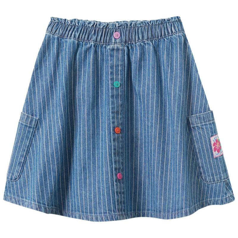 Mädchen Jeansrock mit Streifen Mädchen Jeansrock mit Streifen von Yigga