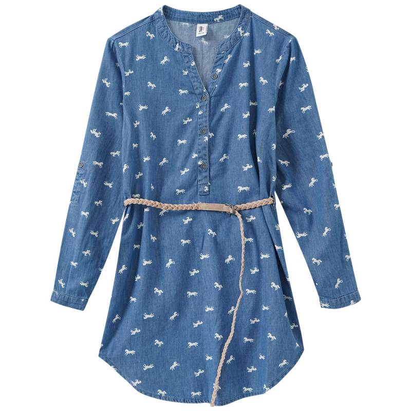 Mädchen Kleid im Denim-Look von Yigga