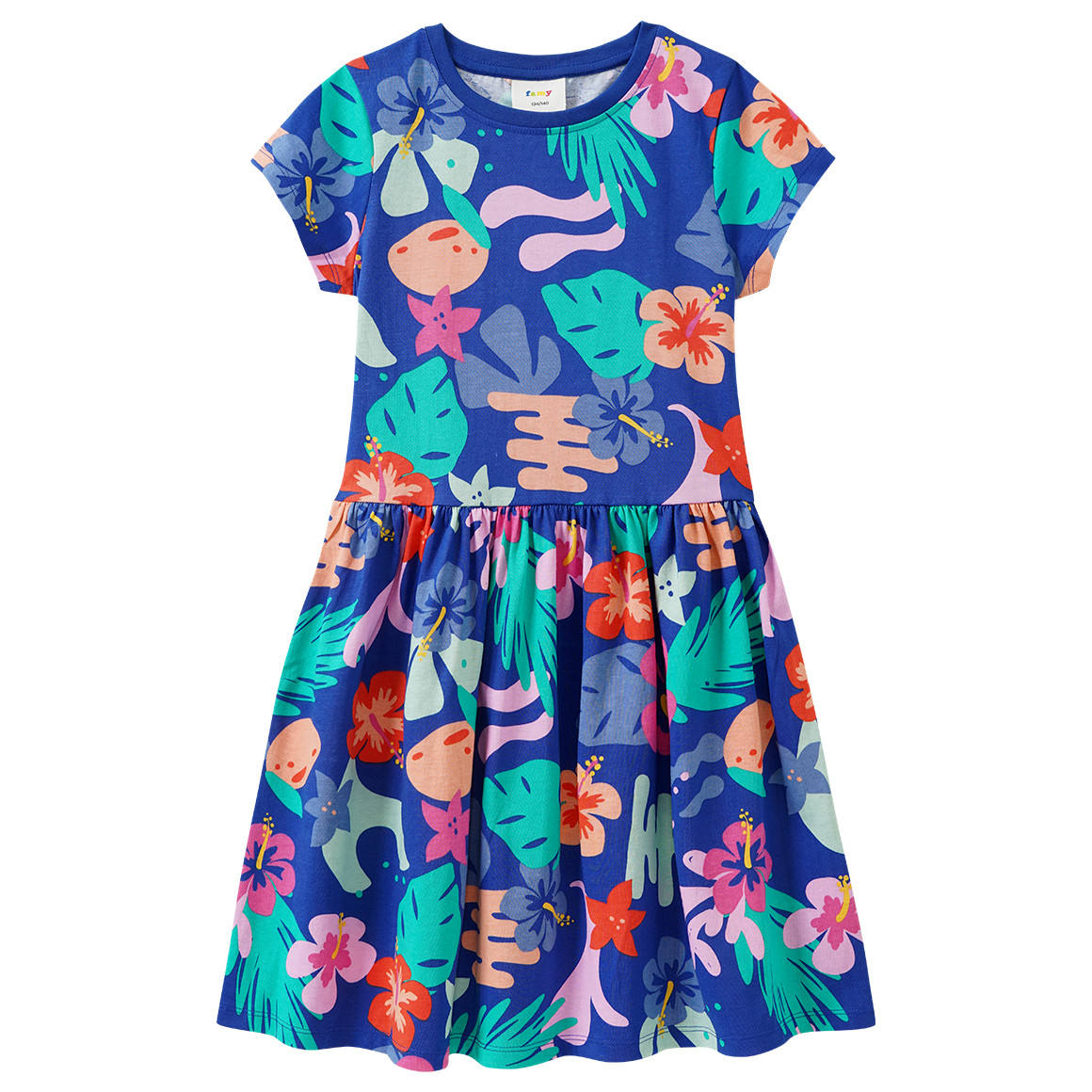 Mädchen Kleid im Tropical-Look Mädchen Kleid im Tropical-Look von Yigga