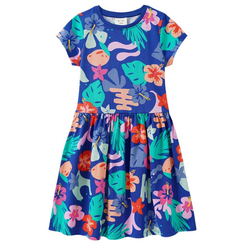 Mädchen Kleid im Tropical-Look Mädchen Kleid im Tropical-Look von Yigga