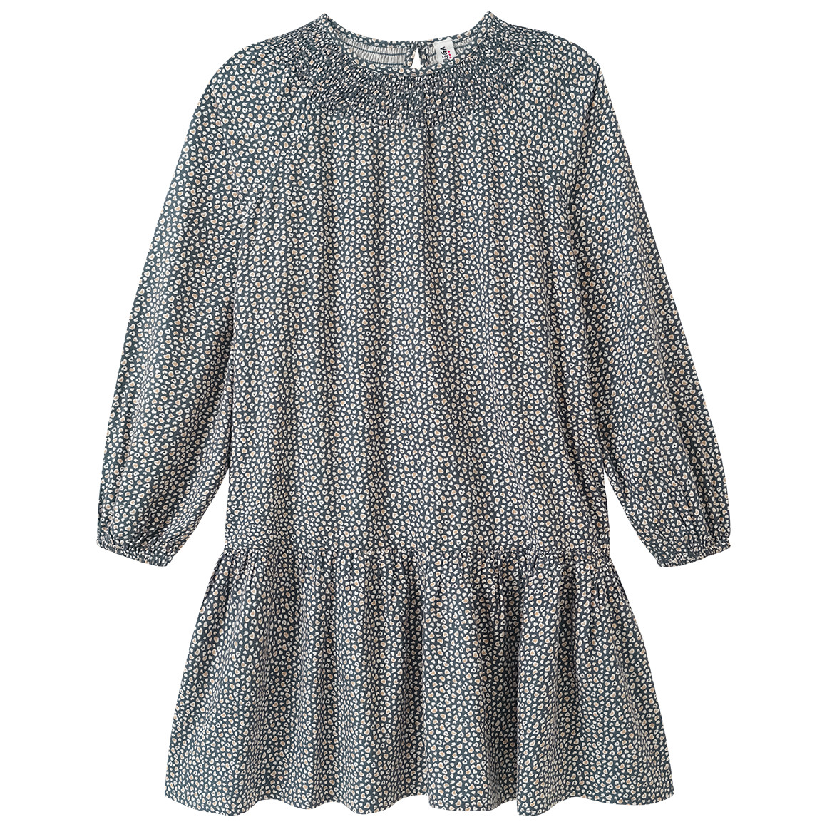 Mädchen Kleid in Leo-Optik von Yigga