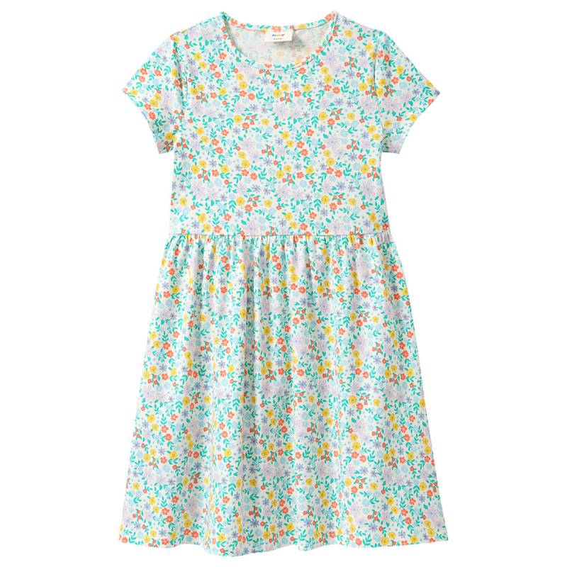 Mädchen Kleid mit Allover-Muster von Yigga