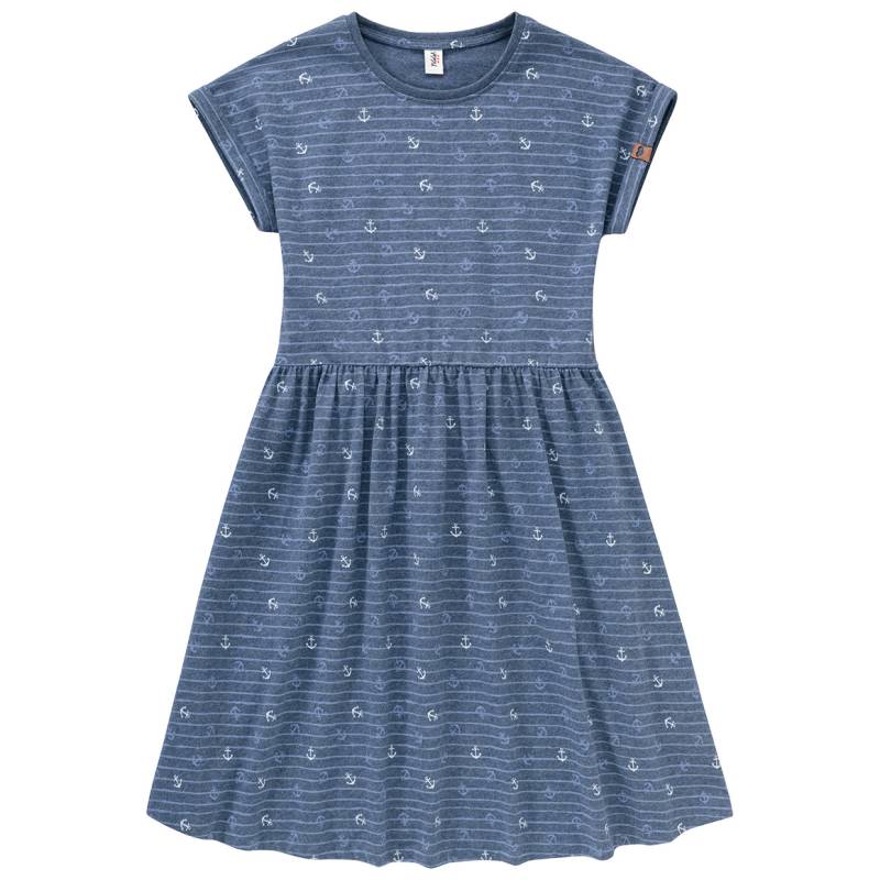 Mädchen Kleid mit Anker-Motiven von Yigga