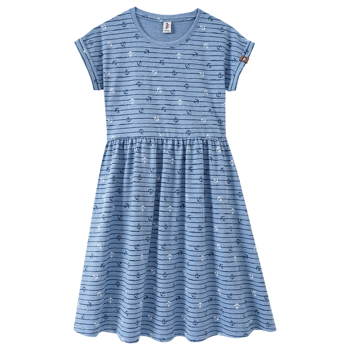 Mädchen Kleid mit Anker-Motiven Mädchen Kleid mit Anker-Motiven von Yigga